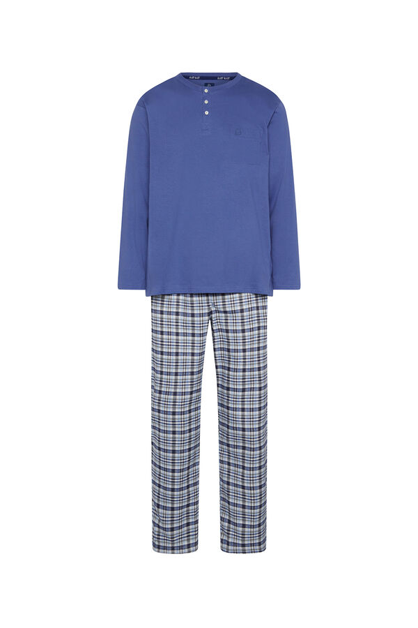 Kiff-Kiff Pijama largo hombre azul azul