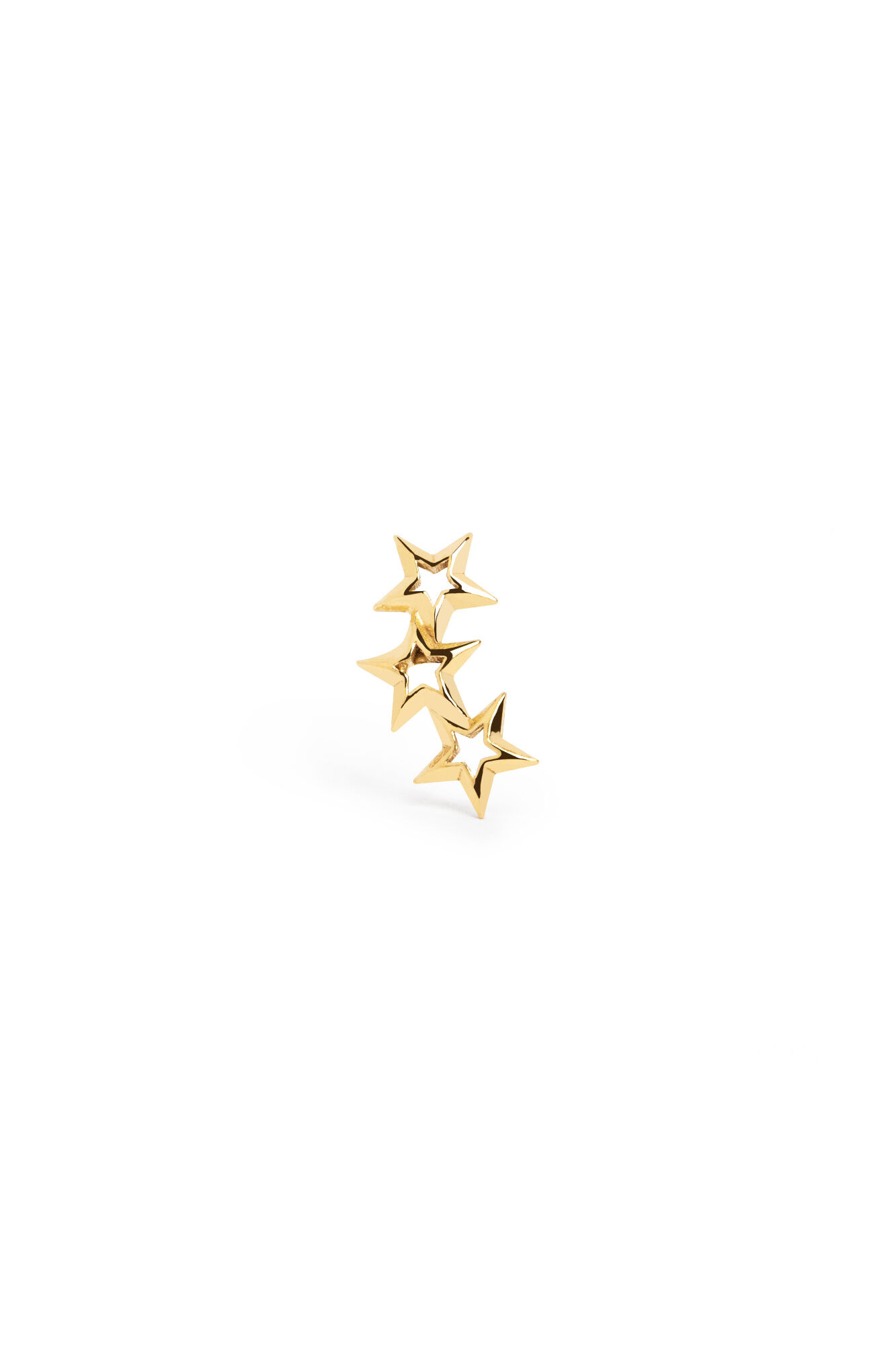 Singularu Ohrring lose 3 Star Goldbad