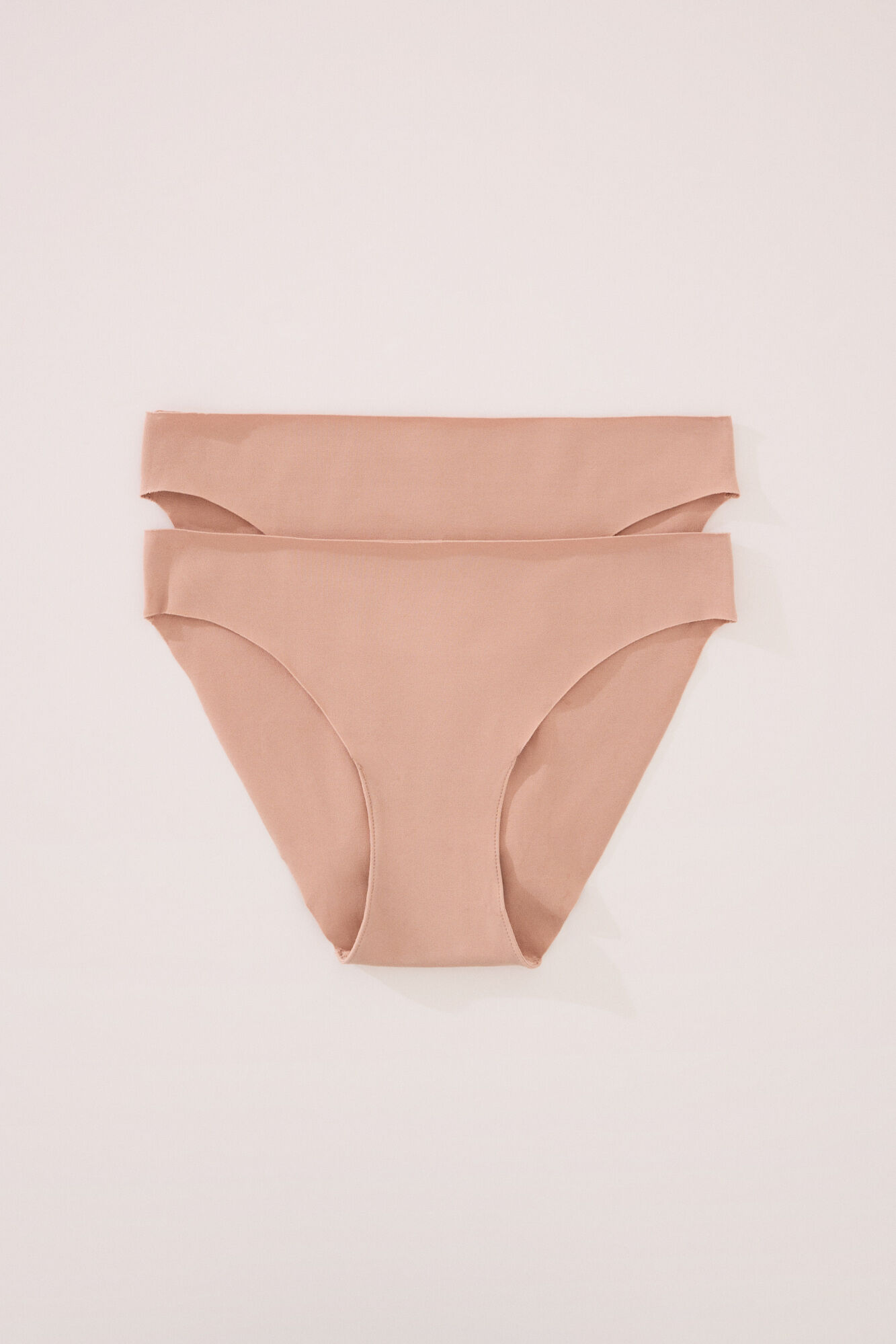 Women'secret Pack 2 braguitas cl&aacute;sicas algod&oacute;n nude