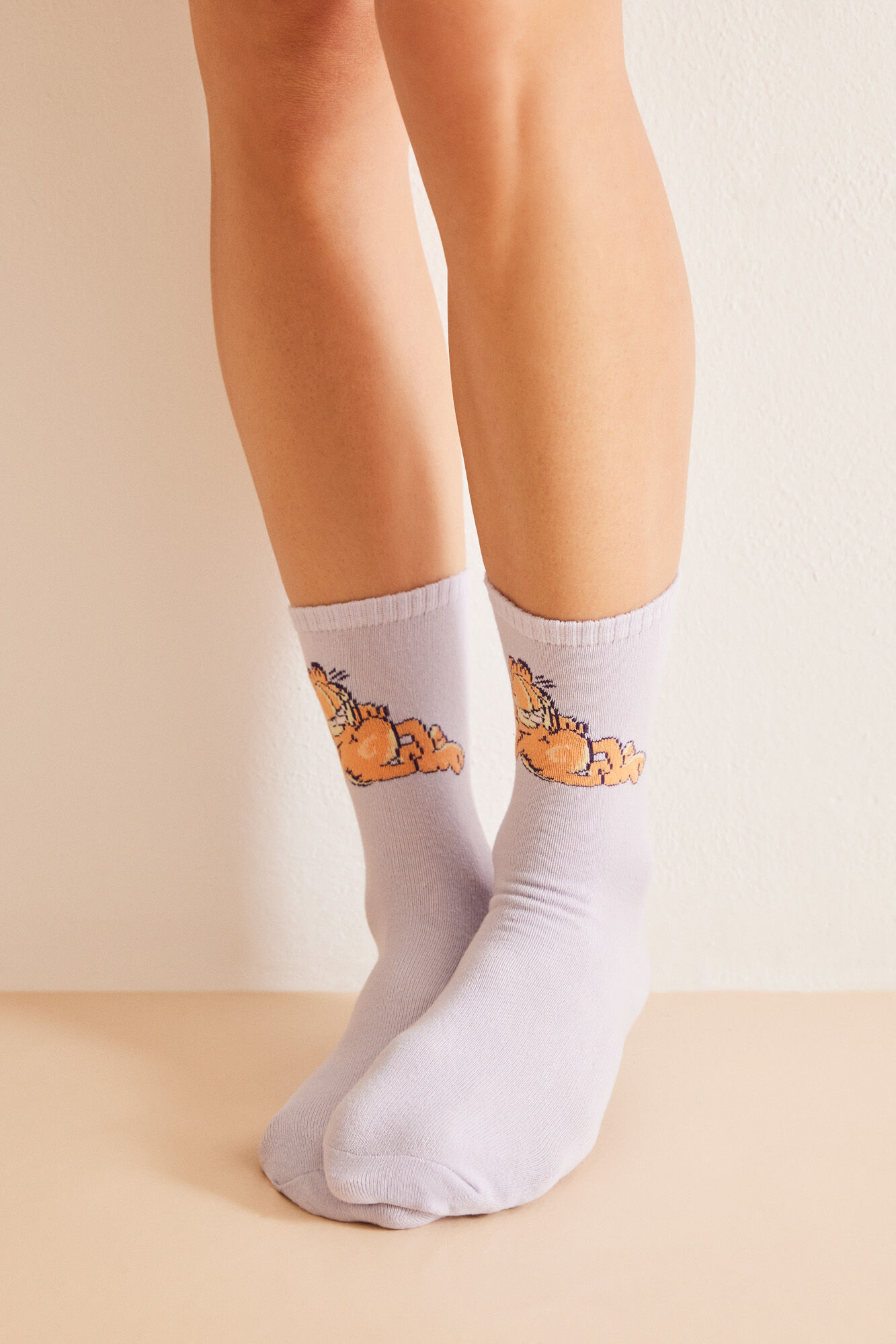 Women'secret Pack 3 calcetines largos algod&oacute;n Garfield