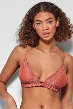 Womensecret Triangle bikini top rouge