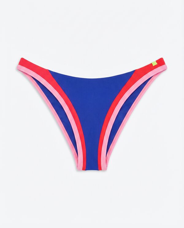 HI&BYE Blue Brazilian bikini bottoms blue