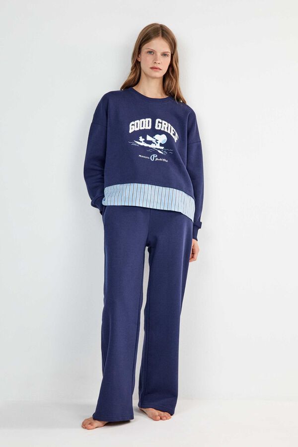 Gisela Snoopy long pyjamas blue