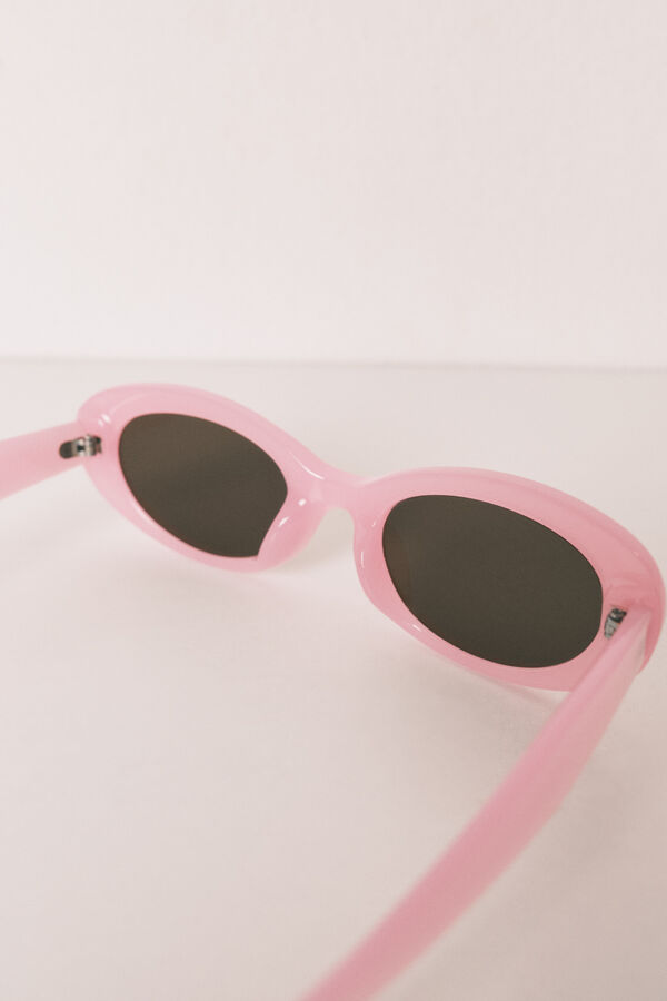 HI&BYE Lunettes de soleil avec &eacute;tui rose rose