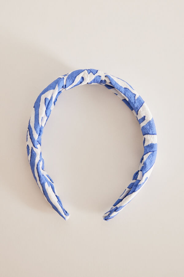 Womensecret Blue print hair headband blue