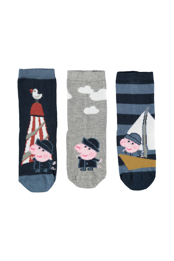 Womensecret Kids 3-pack Peppa Pig socks bleu