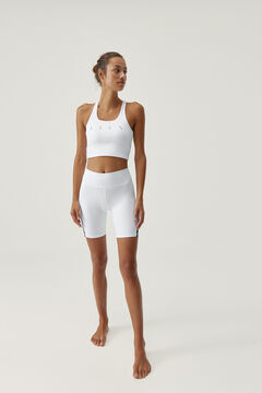 Womensecret Shorts Daira White/Black Weiß