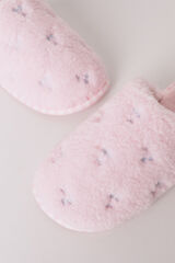Women'secret Faux shearling Snoopy slippers pink