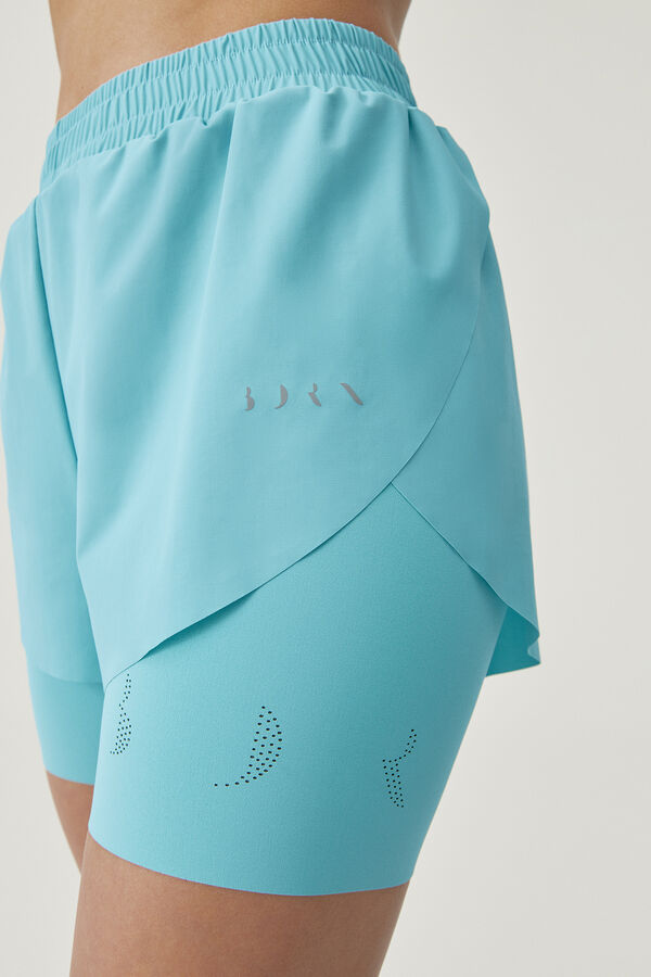 Born Living Yoga Short Bikila Provence turquesa