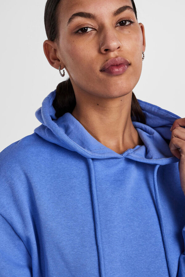 Womensecret Sweatshirt básica capuz azul