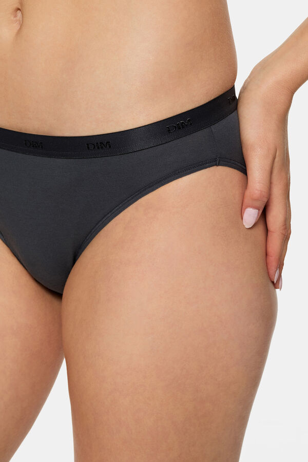 DIM Pack of 3 Pockets Eco stretch cotton panties  Print