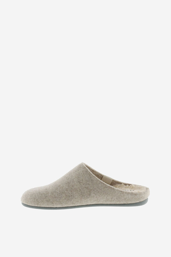 Victoria Norte Felt Slippers Bež