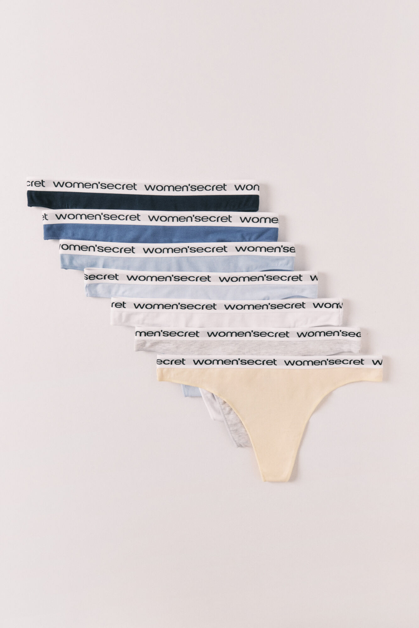Women'secret Pack 7 tangas algod&oacute;n lisas logo