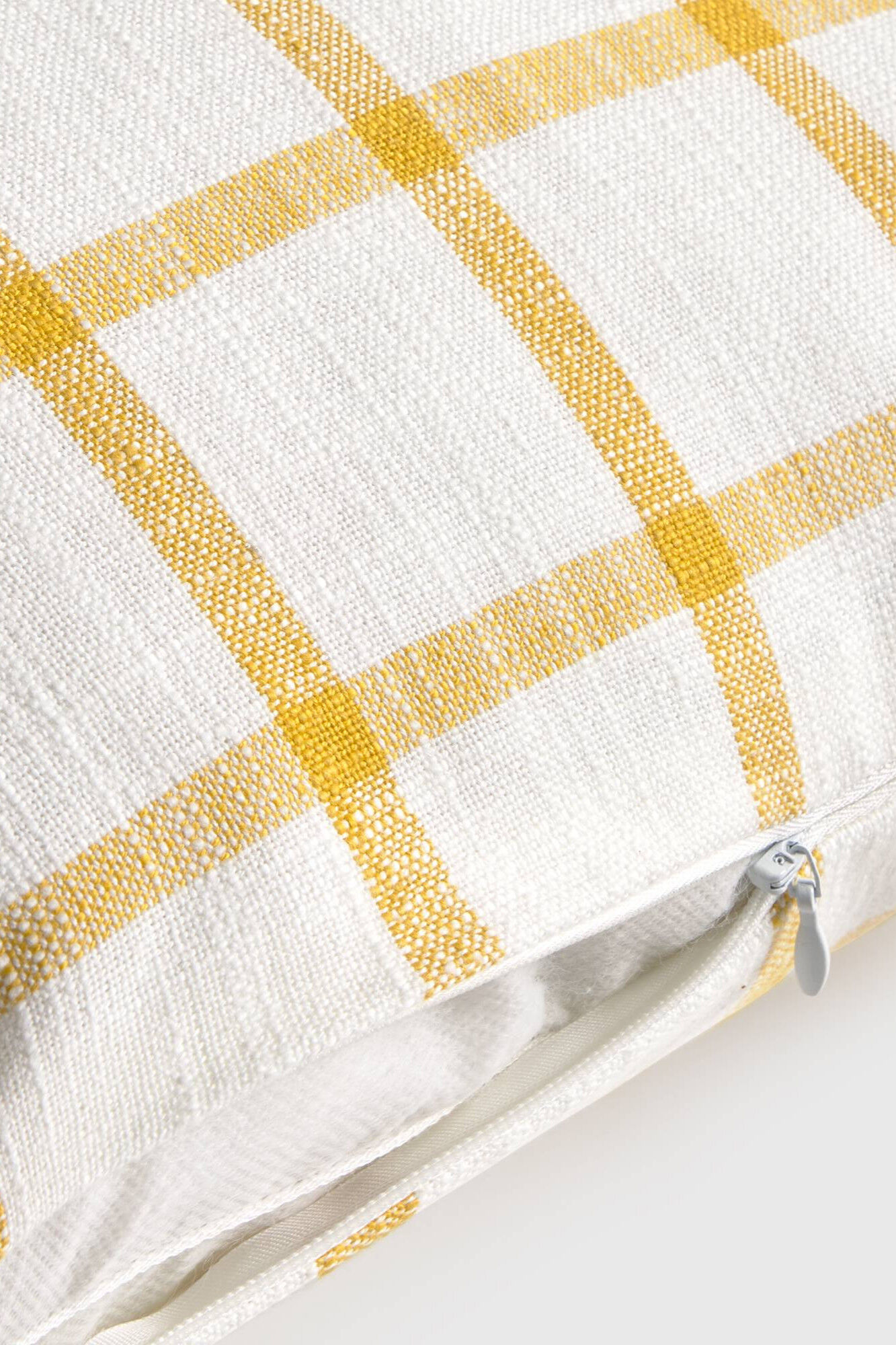 Textura Funda coj&iacute;n algod&oacute;n a cuadros