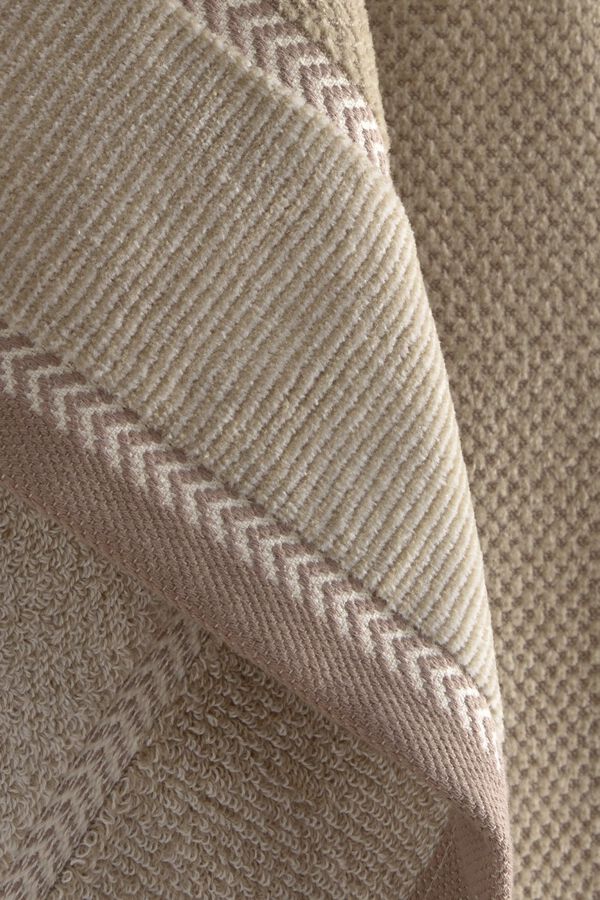Textura Velour texture terry towel brown