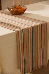 Calma House Caminho de mesa em algod&atilde;o 50x150 estampado