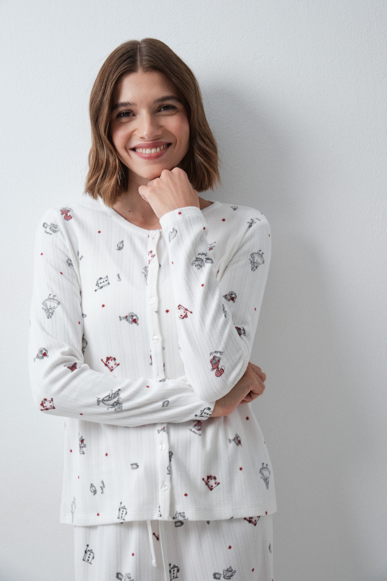 Women'secret Pyjama long Alice au Pays des Merveilles