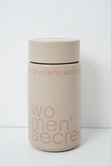 Women'secret Beige thermos bottle nude
