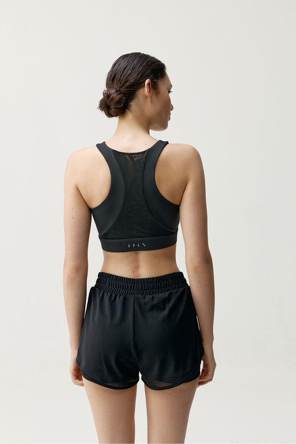 Born Living Yoga Black sports top Padma 2.0 black