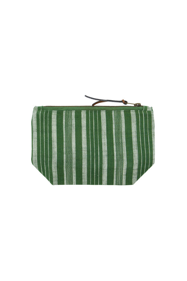 Meraki Green makeup bag printed