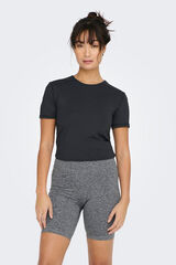 Womensecret Short-sleeved light T-shirt noir