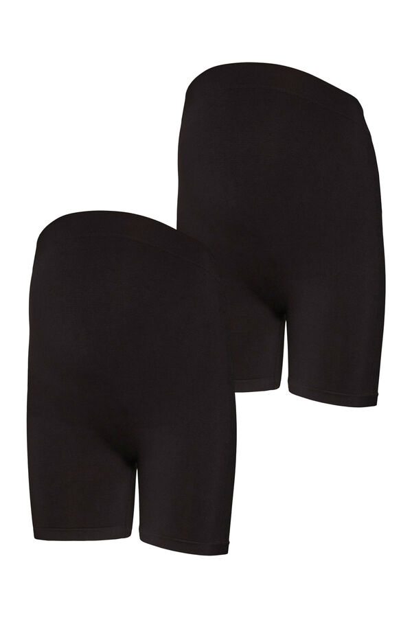Womensecret Pack of maternity cycling leggings black