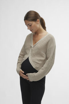 Womensecret Suéter de maternity em malha fina cinzento