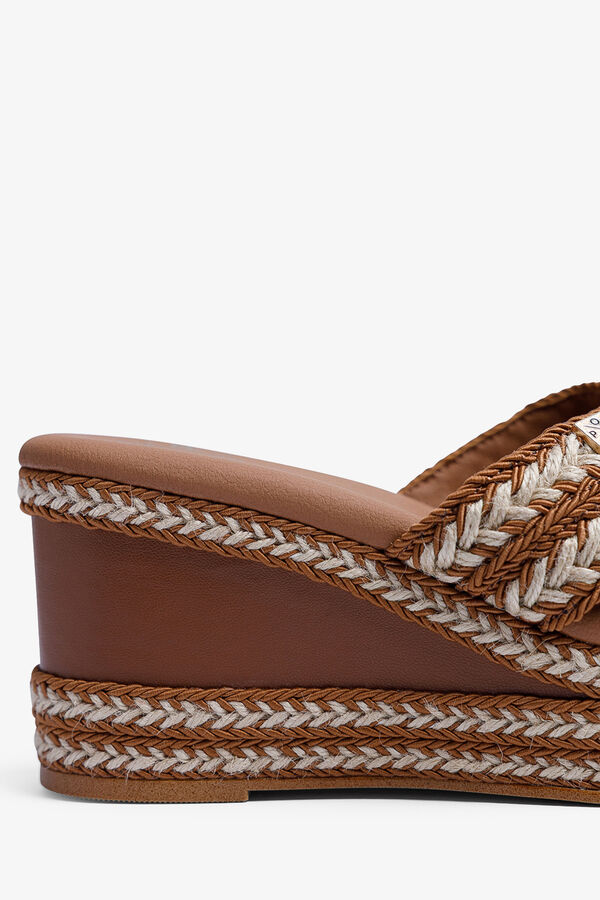 Popa Albufera Gallery low wedge sandal nude