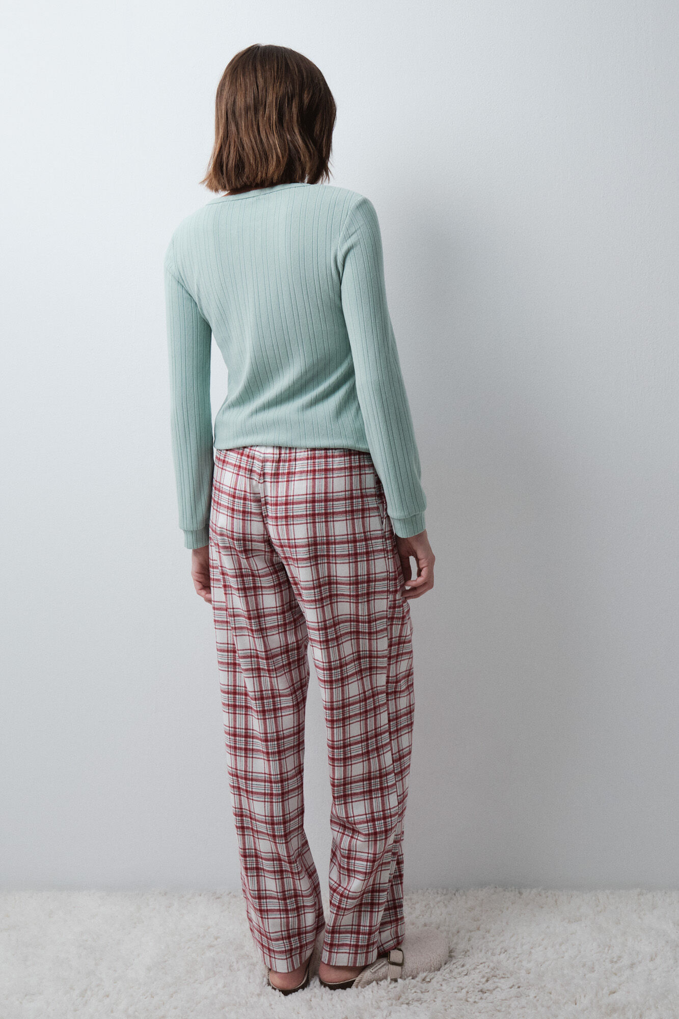 Women'secret Red plaid pyjamas trousers