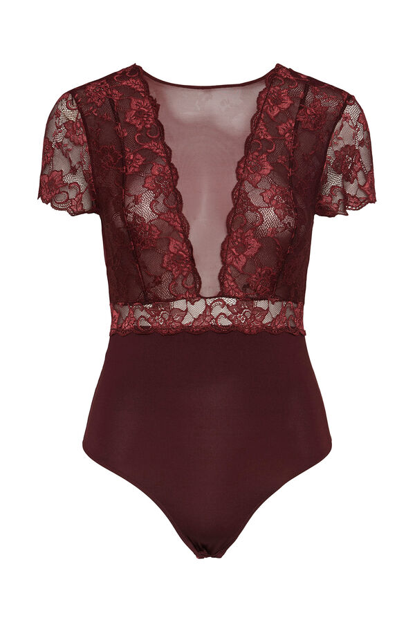 Pieces Lace body Crvena