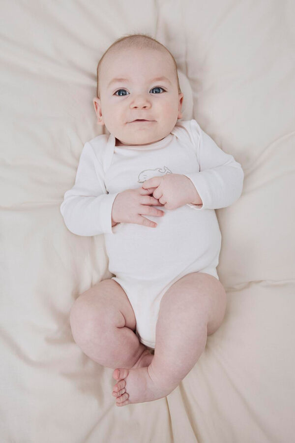 Name it Set of 3 neutral baby dolphin bodysuits Siva