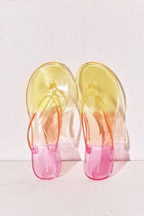 Women'secret Pink transparent sandals pink