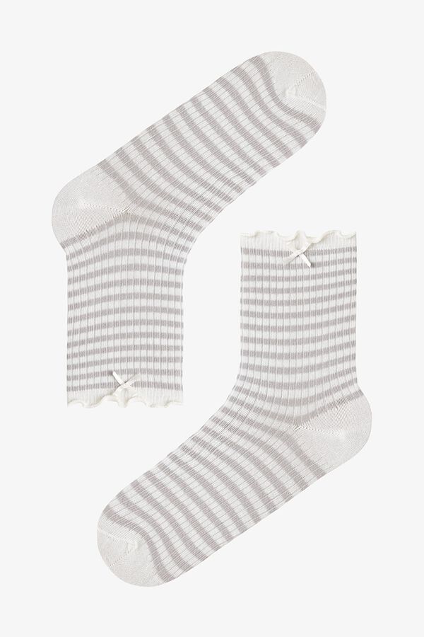 Penti Striped 2-pack ankle socks printed