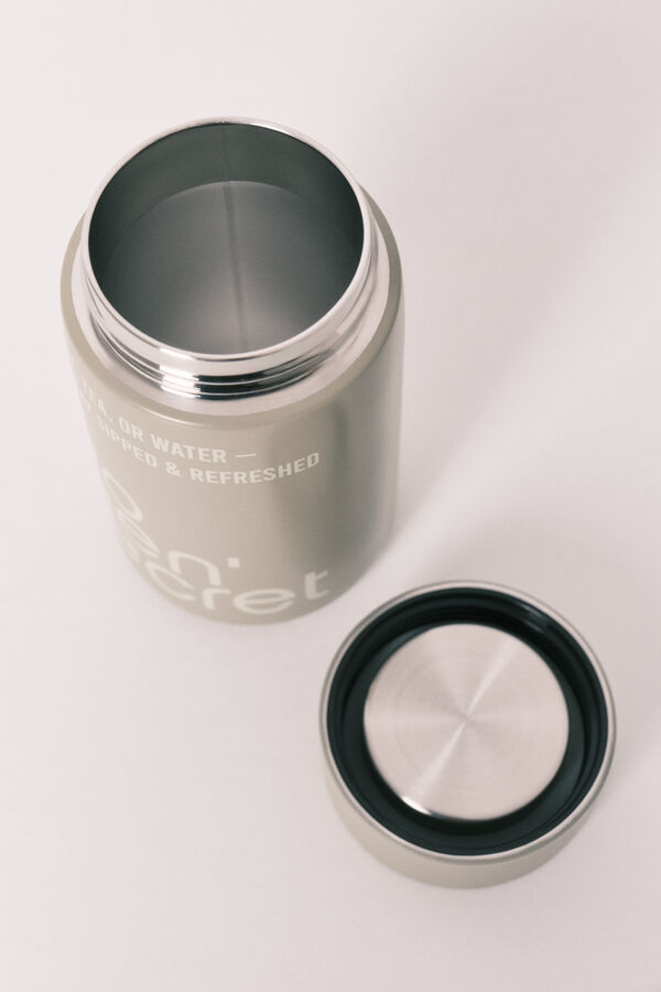 Women'secret Green metal logo bottle green