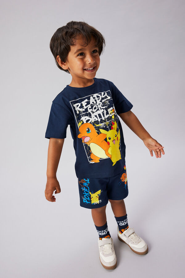 Name it Short sleeve boy's T-shirt POKEMON blue