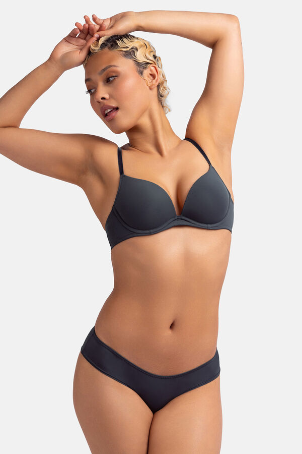 Dorina Pack of 2 push up bras brown