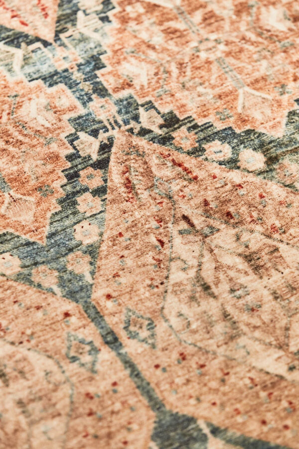 Calma House Castle soft washable furry rug Print