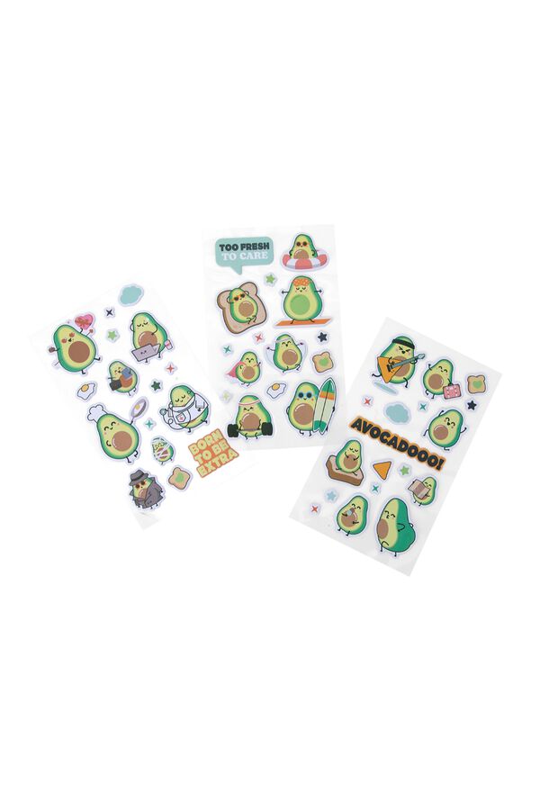 Mr. Wonderful Avocado stickers printed