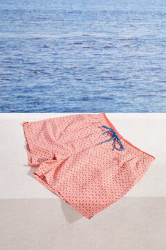 Womensecret Men's printed orange swimming shorts red