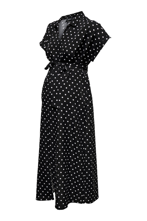 Only Maternity Vestido longo de maternity preto