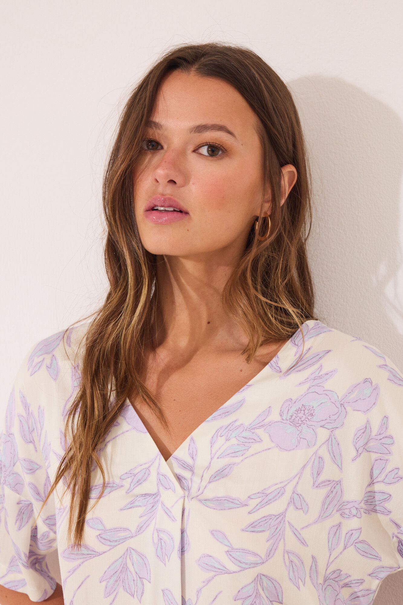 Women'secret Long viscose print long pyjamas