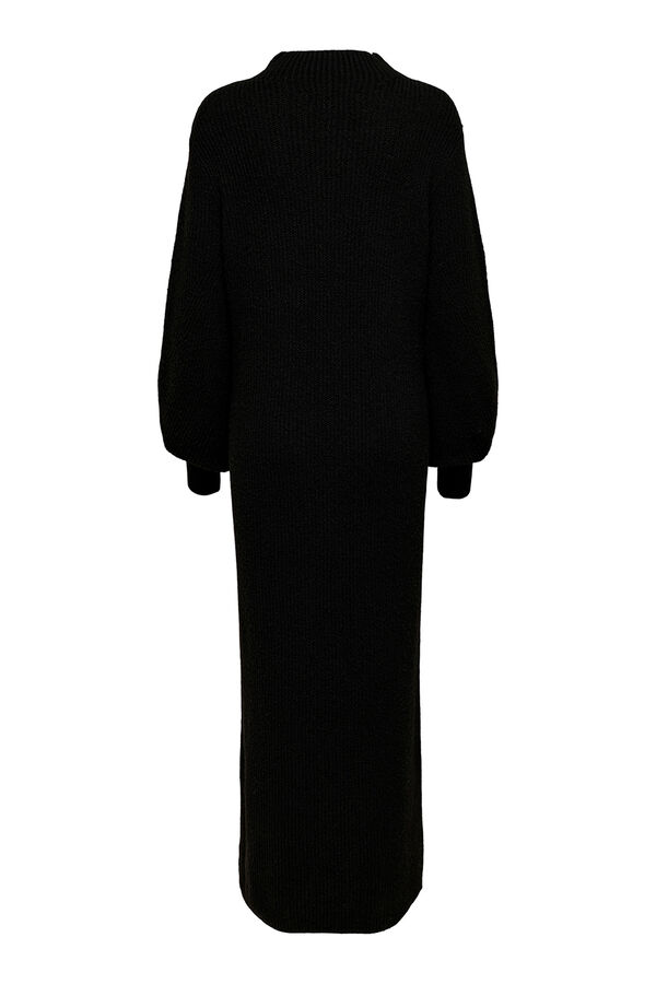 Only Maternity Vestido largo de canal&eacute; maternity  negro