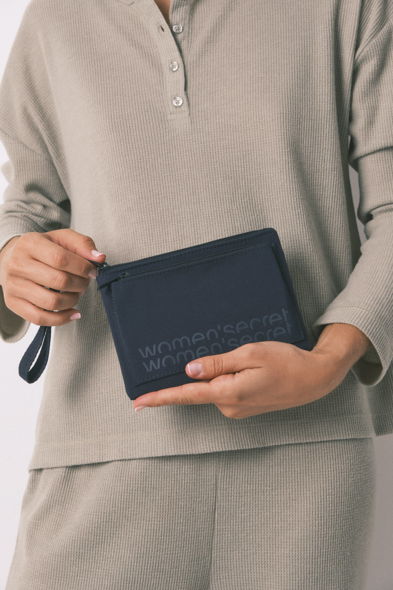 Women'secret Monedero mini nylon azul