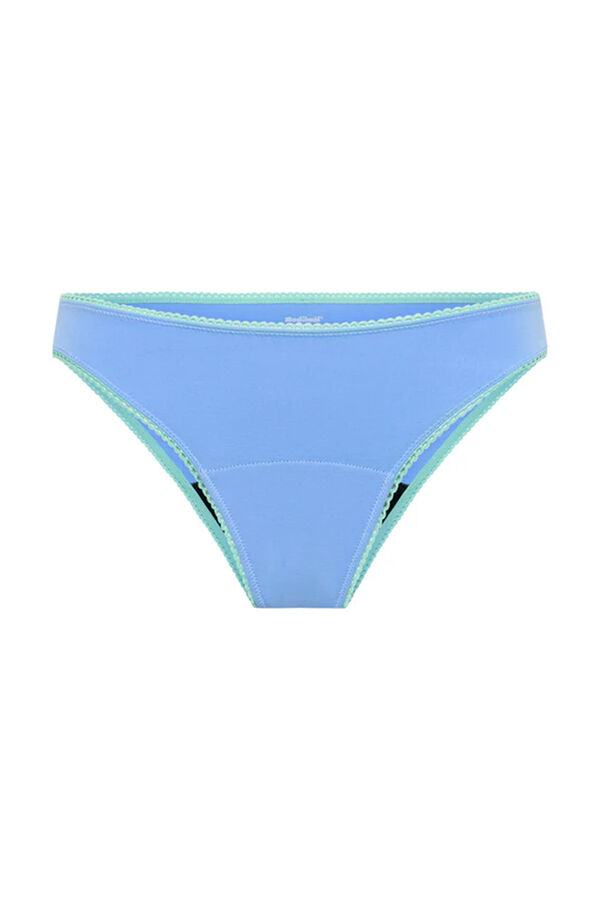 Modibodi Lolita menstrual panties moderate flow Vista Blue blue