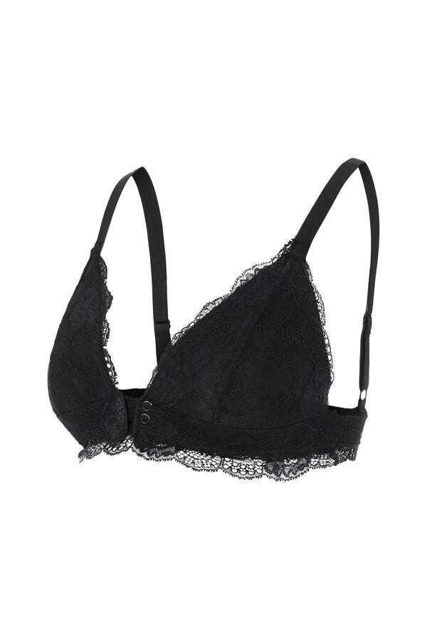 Mamalicious Lace maternity and nursing bra black