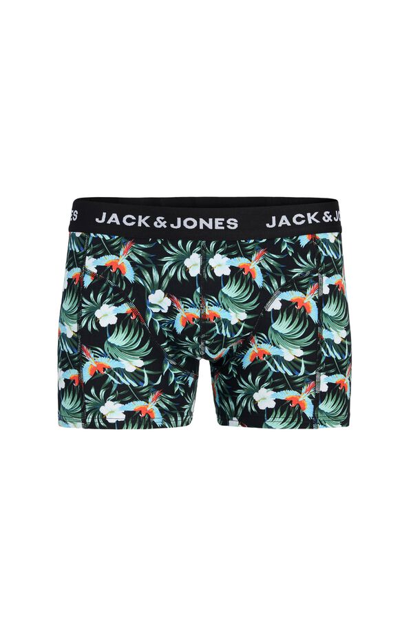 Jack & Jones Lot de 2 boxers floraux noir