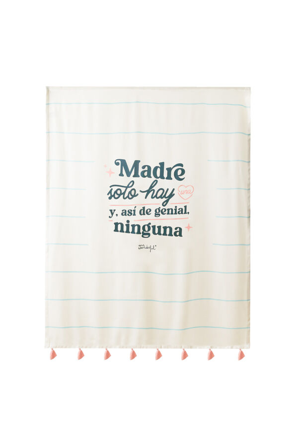 Womensecret Fine blanket - Madre solo hay una y, así de genial, ¡ninguna! (There's only one Mum, and none as great as you!) rávasalt mintás