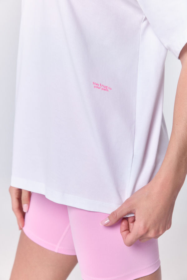 Only Play Camiseta oversized blanco