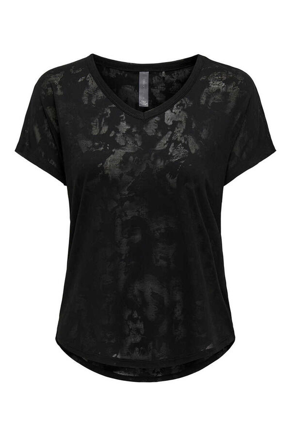Womensecret Camiseta  semitransparente black