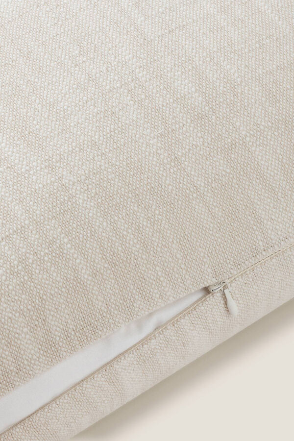 Womensecret Linen-effect cotton cushion cover természetes